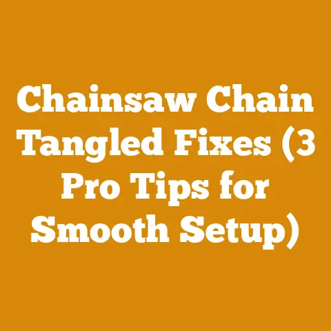 Chainsaw Chain Tangled Fixes (3 Pro Tips for Smooth Setup)