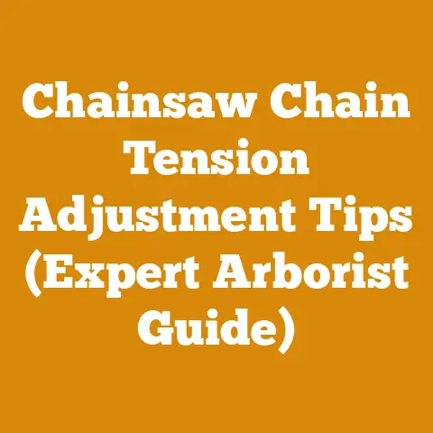 Chainsaw Chain Tension Adjustment Tips (Expert Arborist Guide)