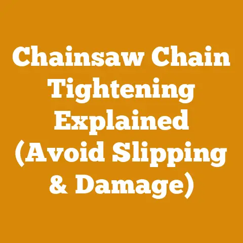 Chainsaw Chain Tightening Explained (Avoid Slipping & Damage)
