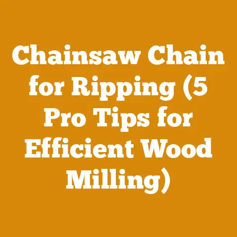 Chainsaw Chain for Ripping (5 Pro Tips for Efficient Wood Milling)