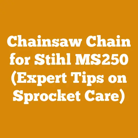 Chainsaw Chain for Stihl MS250 (Expert Tips on Sprocket Care)