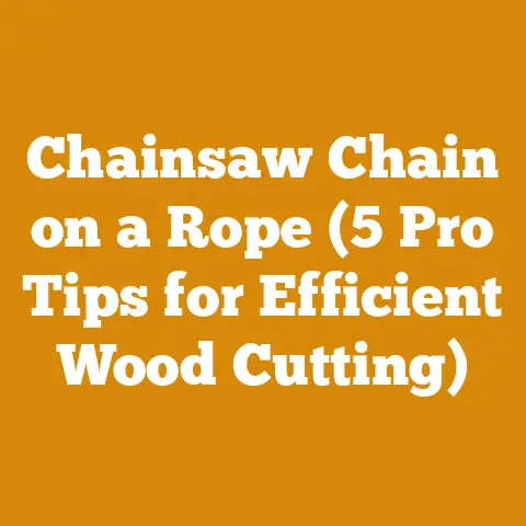 Chainsaw Chain on a Rope (5 Pro Tips for Efficient Wood Cutting)