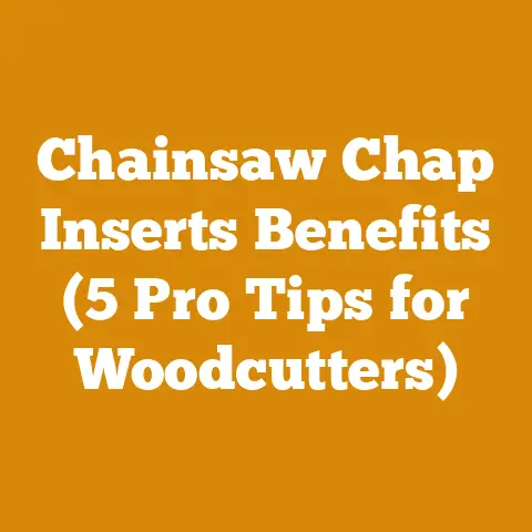 Chainsaw Chap Inserts Benefits (5 Pro Tips for Woodcutters)