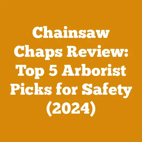 Chainsaw Chaps Review: Top 5 Arborist Picks for Safety (2024)