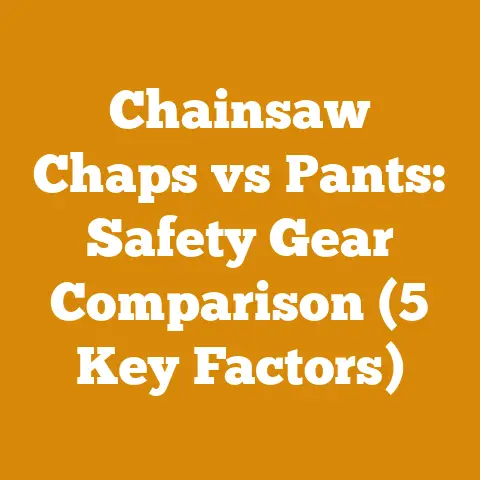 Chainsaw Chaps vs Pants: Safety Gear Comparison (5 Key Factors)