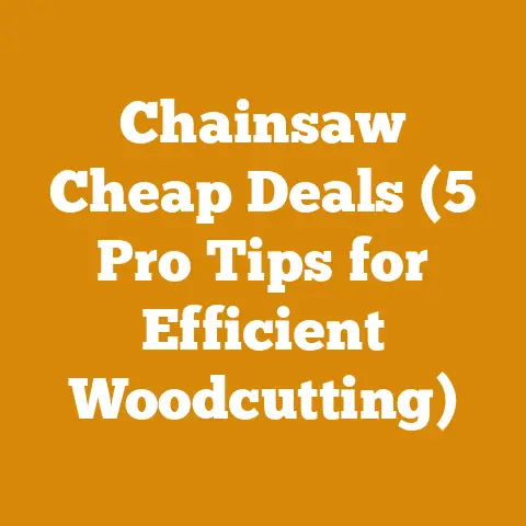 Chainsaw Cheap Deals (5 Pro Tips for Efficient Woodcutting)