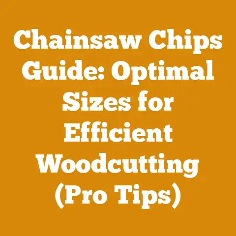 Chainsaw Chips Guide: Optimal Sizes for Efficient Woodcutting (Pro Tips)