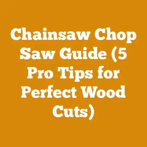 Chainsaw Chop Saw Guide (5 Pro Tips for Perfect Wood Cuts)