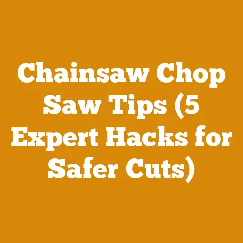 Chainsaw Chop Saw Tips (5 Expert Hacks for Safer Cuts)