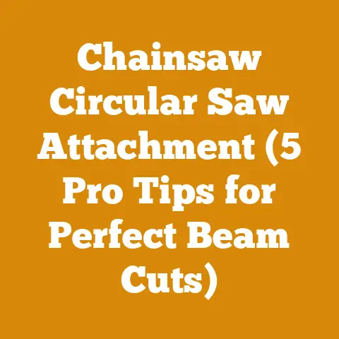 Chainsaw Circular Saw Attachment (5 Pro Tips for Perfect Beam Cuts)