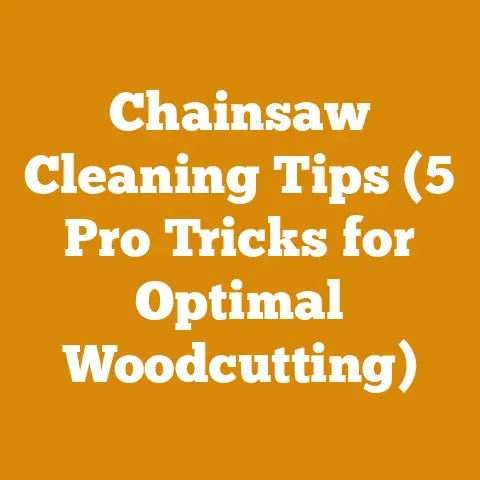 Chainsaw Cleaning Tips (5 Pro Tricks for Optimal Woodcutting)
