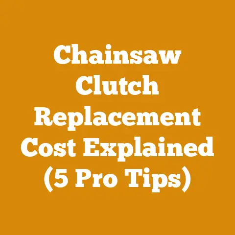 Chainsaw Clutch Replacement Cost Explained (5 Pro Tips)