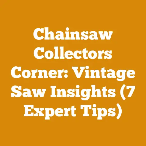 Chainsaw Collectors Corner: Vintage Saw Insights (7 Expert Tips)