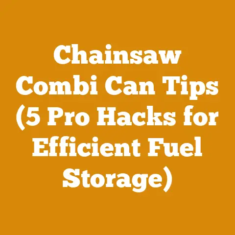 Chainsaw Combi Can Tips (5 Pro Hacks for Efficient Fuel Storage)