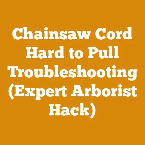 Chainsaw Cord Hard to Pull Troubleshooting (Expert Arborist Hack)