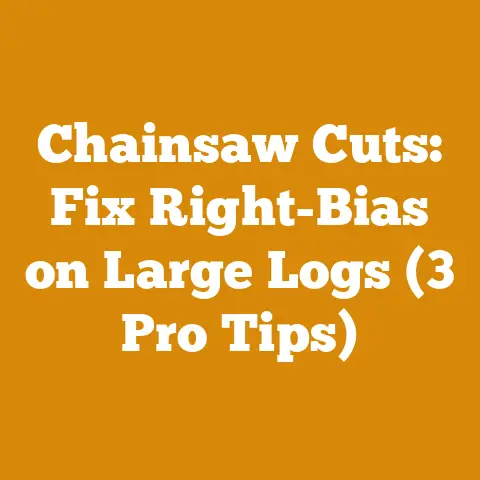 Chainsaw Cuts: Fix Right-Bias on Large Logs (3 Pro Tips)