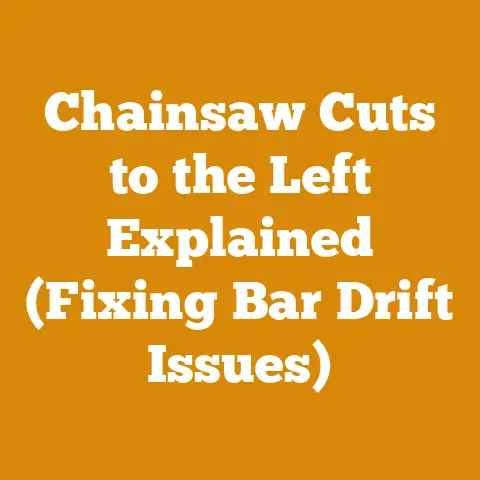 Chainsaw Cuts to the Left Explained (Fixing Bar Drift Issues)