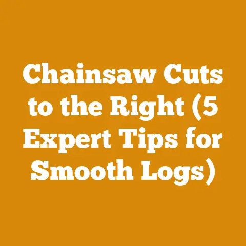 Chainsaw Cuts to the Right (5 Expert Tips for Smooth Logs)
