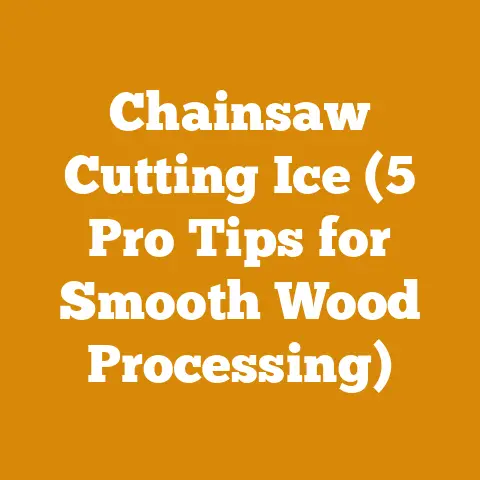 Chainsaw Cutting Ice (5 Pro Tips for Smooth Wood Processing)