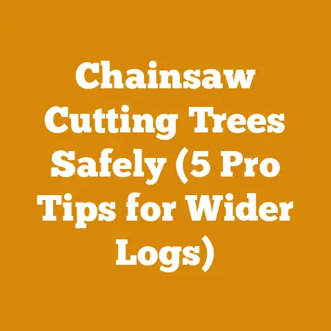 Chainsaw Cutting Trees Safely (5 Pro Tips for Wider Logs)