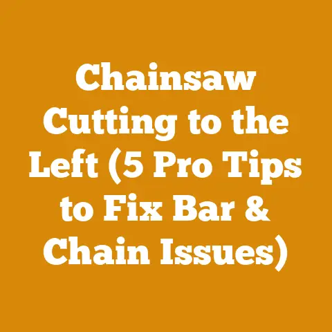 Chainsaw Cutting to the Left (5 Pro Tips to Fix Bar & Chain Issues)