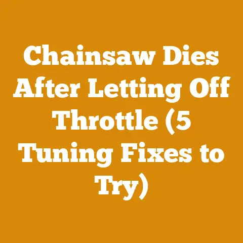 Chainsaw Dies After Letting Off Throttle (5 Tuning Fixes to Try)