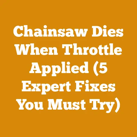 Chainsaw Dies When Throttle Applied (5 Expert Fixes You Must Try)
