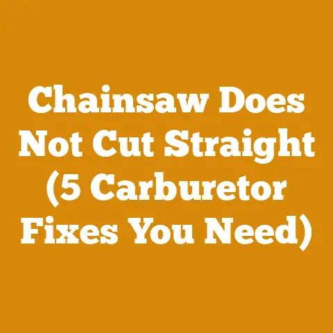 Chainsaw Does Not Cut Straight (5 Carburetor Fixes You Need)