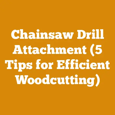 Chainsaw Drill Attachment (5 Tips for Efficient Woodcutting)