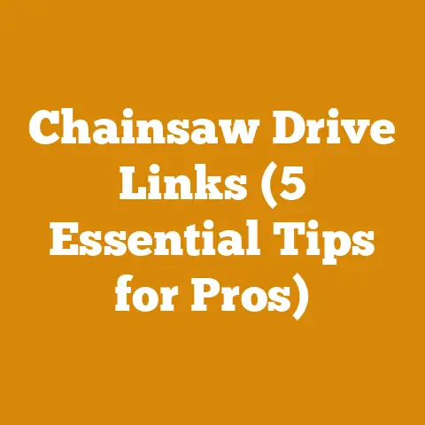Chainsaw Drive Links (5 Essential Tips for Pros)