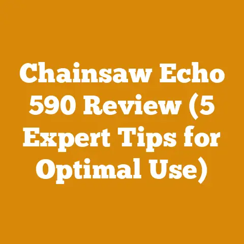 Chainsaw Echo 590 Review (5 Expert Tips for Optimal Use)
