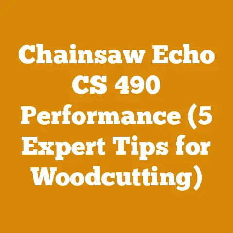 Chainsaw Echo CS 490 Performance (5 Expert Tips for Woodcutting)