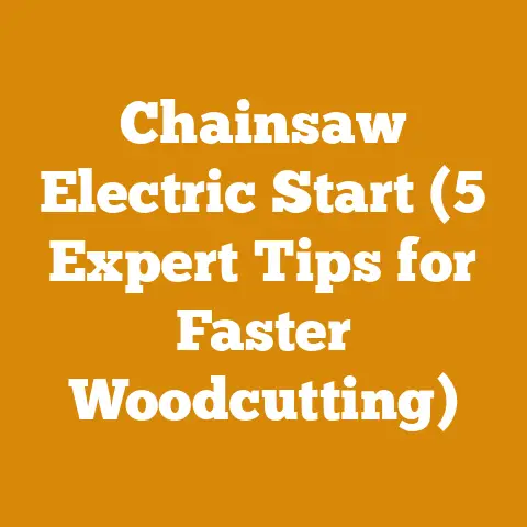 Chainsaw Electric Start (5 Expert Tips for Faster Woodcutting)