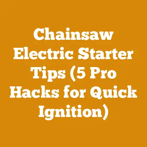 Chainsaw Electric Starter Tips (5 Pro Hacks for Quick Ignition)