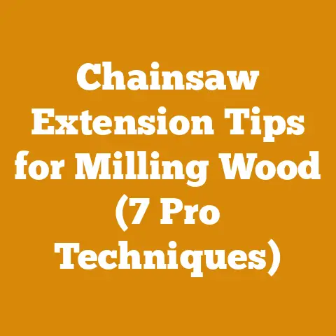Chainsaw Extension Tips for Milling Wood (7 Pro Techniques)