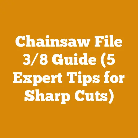 Chainsaw File 3/8 Guide (5 Expert Tips for Sharp Cuts)