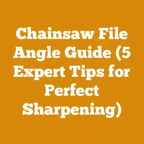Chainsaw File Angle Guide (5 Expert Tips for Perfect Sharpening)