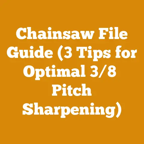 Chainsaw File Guide (3 Tips for Optimal 3/8″ Pitch Sharpening)