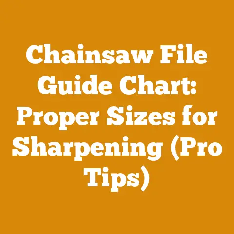 Chainsaw File Guide Chart: Proper Sizes for Sharpening (Pro Tips)