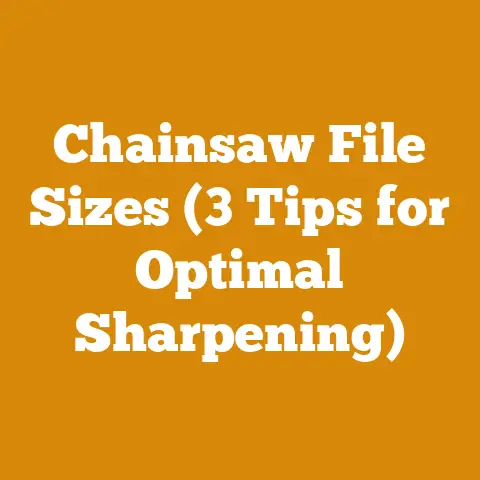 Chainsaw File Sizes (3 Tips for Optimal Sharpening)