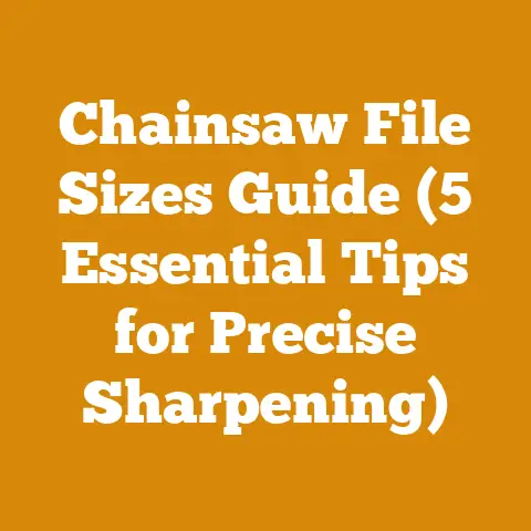 Chainsaw File Sizes Guide (5 Essential Tips for Precise Sharpening)