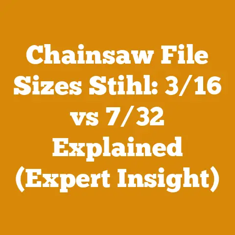 Chainsaw File Sizes Stihl: 3/16 vs 7/32 Explained (Expert Insight)