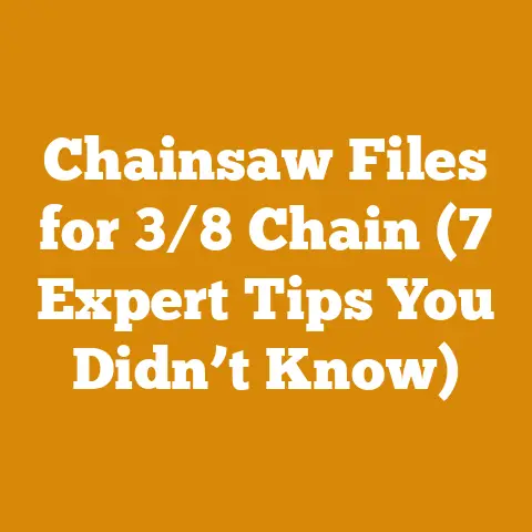 Chainsaw Files for 3/8 Chain (7 Expert Tips You Didn’t Know)