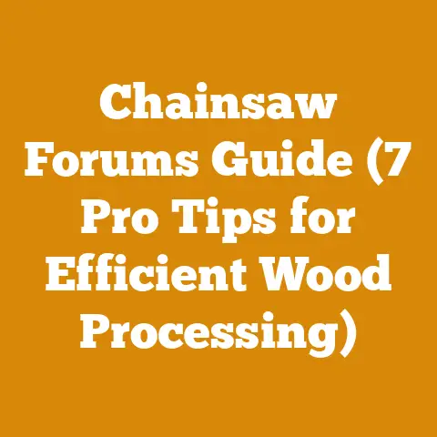 Chainsaw Forums Guide (7 Pro Tips for Efficient Wood Processing)
