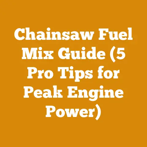 Chainsaw Fuel Mix Guide (5 Pro Tips for Peak Engine Power)