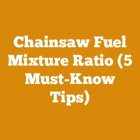 Chainsaw Fuel Mixture Ratio (5 Must-Know Tips)