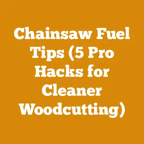 Chainsaw Fuel Tips (5 Pro Hacks for Cleaner Woodcutting)