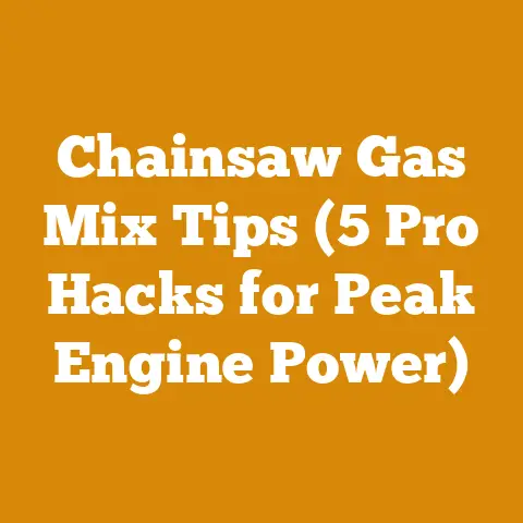 Chainsaw Gas Mix Tips (5 Pro Hacks for Peak Engine Power)