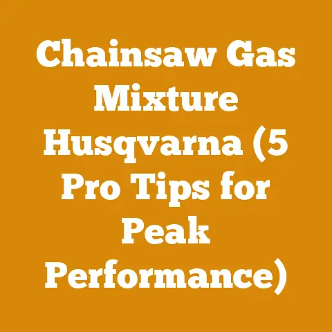 Chainsaw Gas Mixture Husqvarna (5 Pro Tips for Peak Performance)