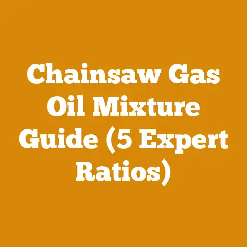 Chainsaw Gas Oil Mixture Guide (5 Expert Ratios)